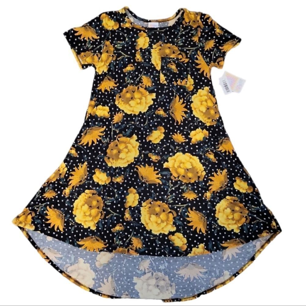 NWT LULAROE "CARLY" HIGH/LOW SWING DRESS SZ.S